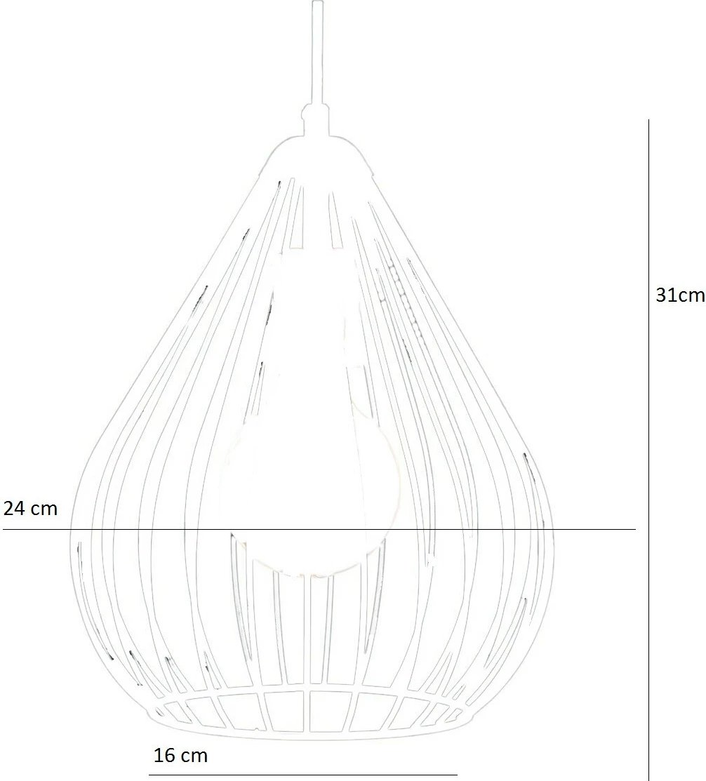 Llambë tavani Opviq, model 205-AS, metal i zi