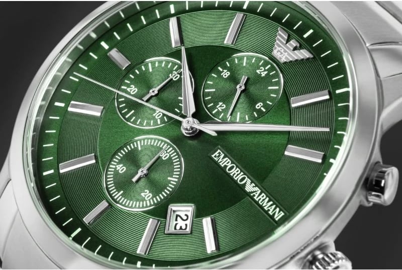 Orë dore për meshkuj Emporio Armani, argjend