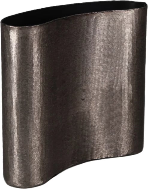 Vazo Margo, alumin, ngjyrë smoke black, 29x10x29cm