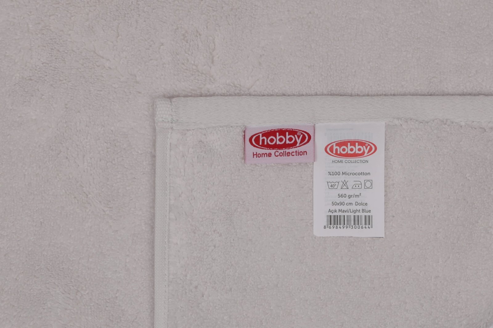 Set peshqirësh (2 copë) Mijolnir, Dolce, ngjyrë kaltër e çelët