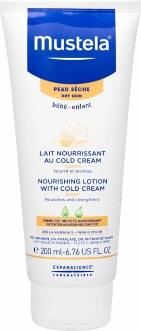 Losion trupi për fëmijë Mustela Bébé Nourishing Lotion With Cold Cream, 200ml Losion trupi për fëmijë Mustela Bébé Nourishing Lotion With Cold Cream, 200ml