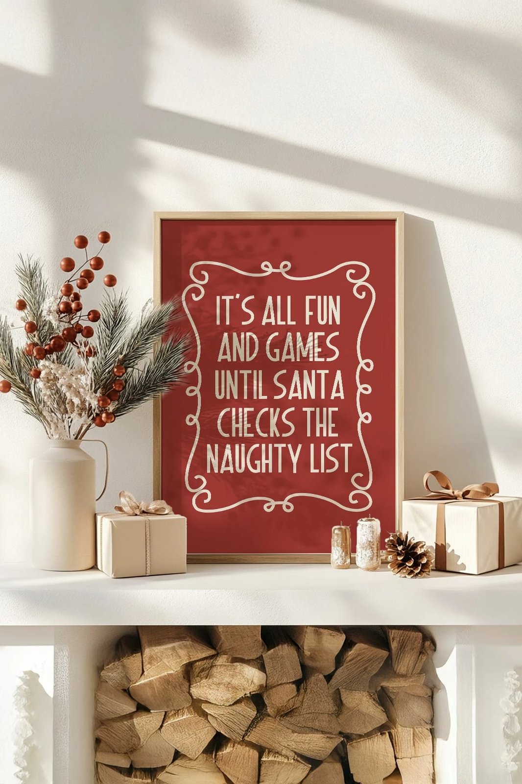 Pikturë dekorative me kornizë, Wallity, Nwyearsngmdl32