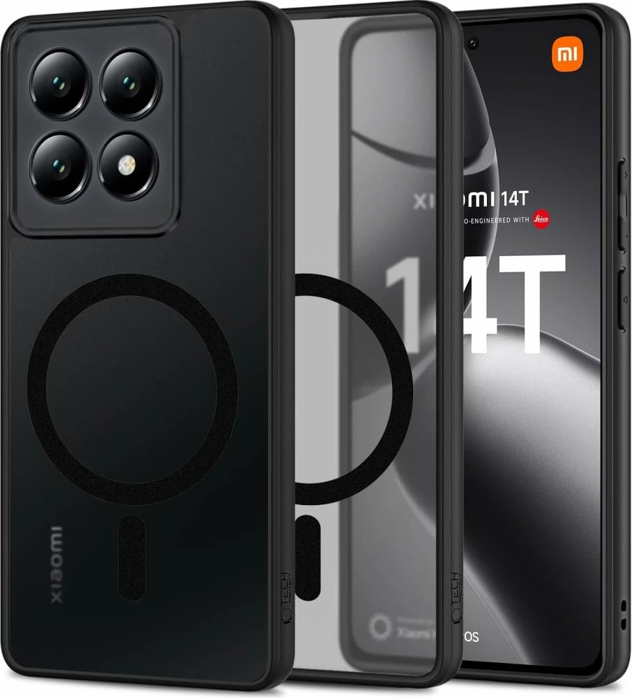 Mbështjellës Tech-Protect MagMat për Xiaomi 14T Pro, MagSafe, i zi