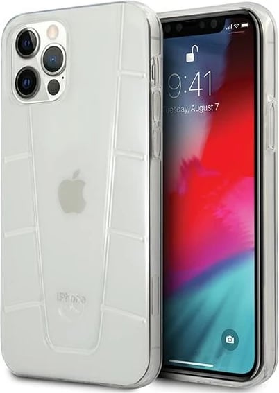 Mbështjellës Mercedes MEHCP12LCLCT për iPhone 12 Pro Max 6.7", Transparent