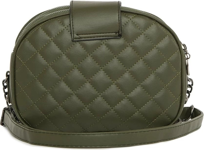 Çantë shpatullash mini, ngjyrë kaki, Zoozie Bags, 3518 - 45769