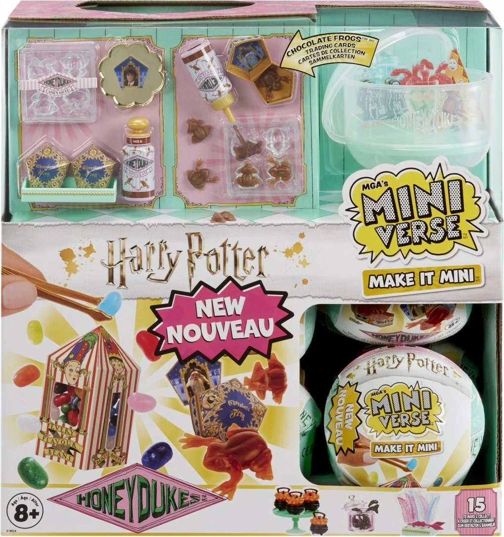Set figurina Miniverse MGA Harry Potter Honeydukes, 15 pjesë