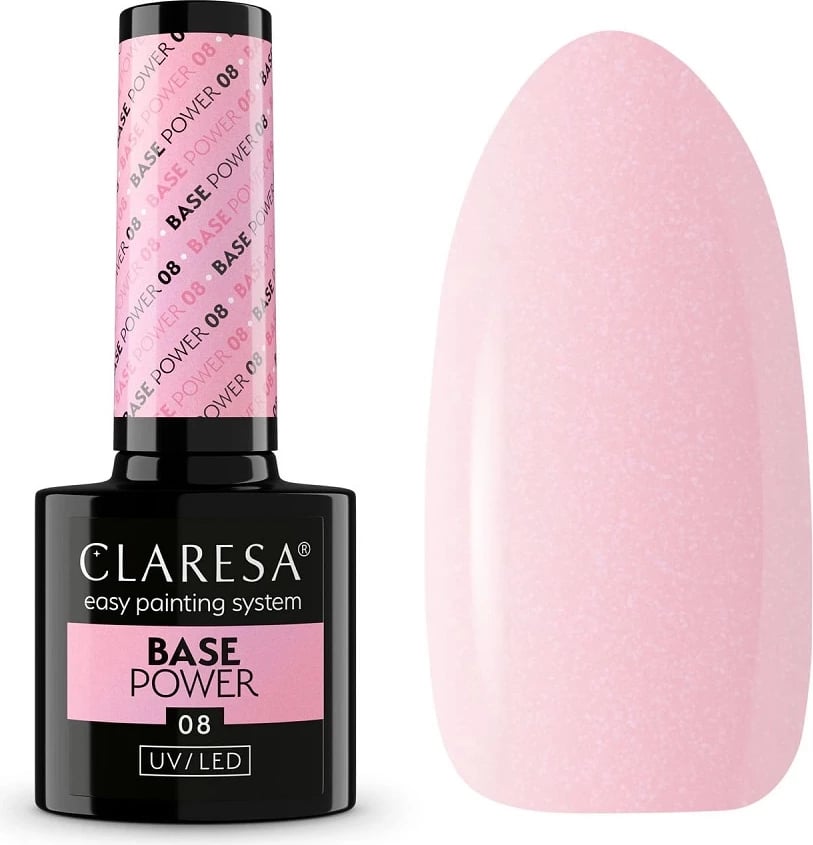 Bazë hibride për thonj Claresa Power Hybrid Base 08 për femra 5g