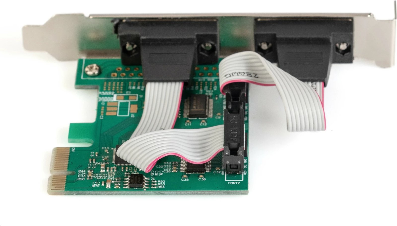 Kartë ndërfaqe PCI Express Digitus 2-portë, seriale RS232