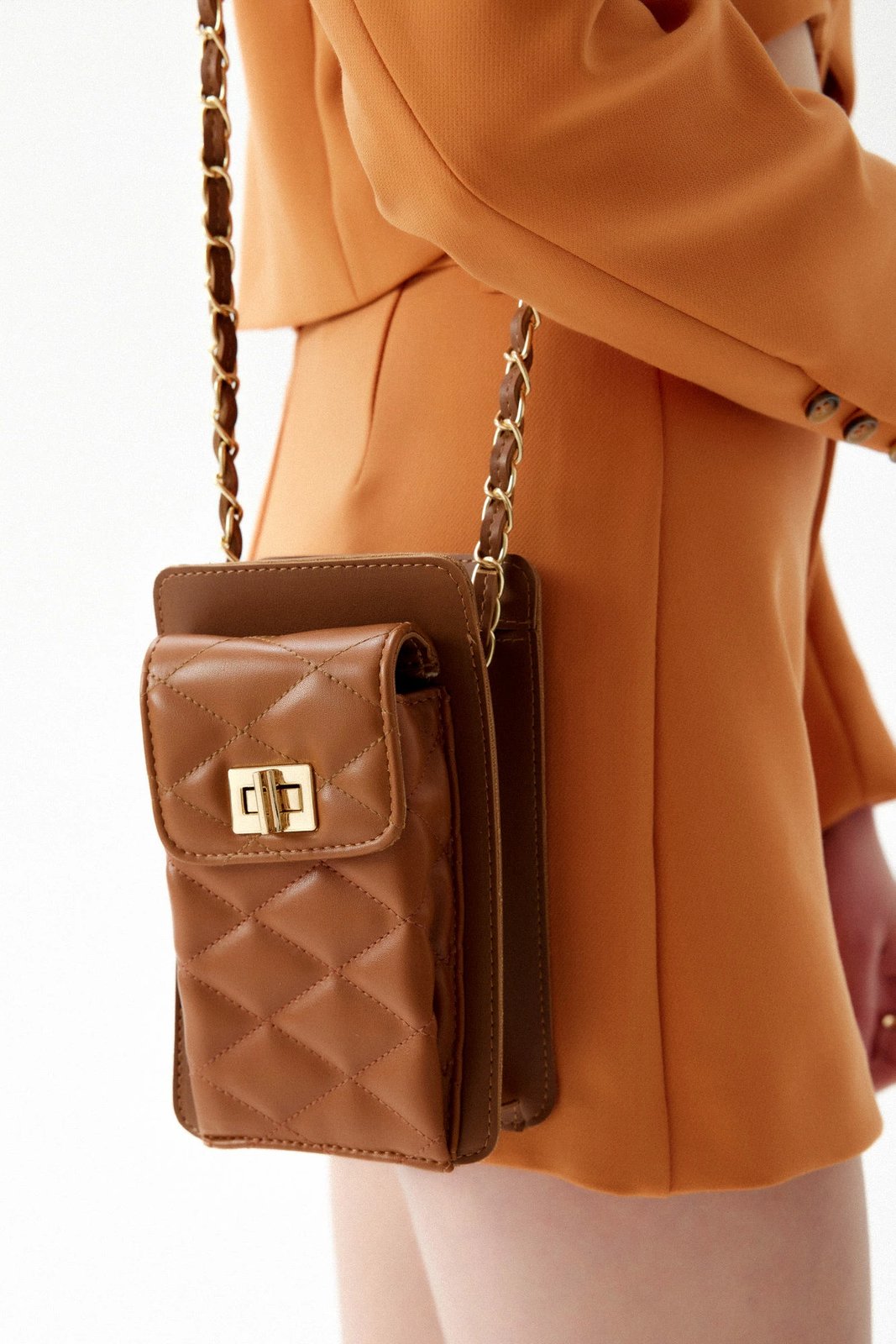 Çantë crossbody ngjyrë tan Lucky Bees, 305