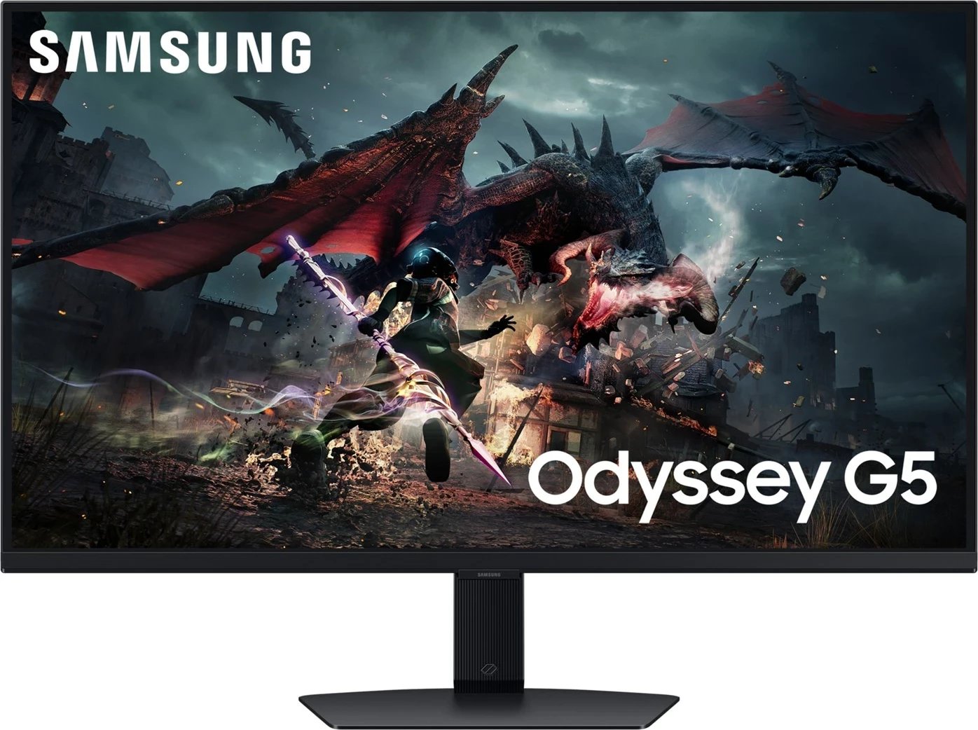 Monitor Samsung Odyssey G5, 32", Quad HD, 180 Hz, i zi