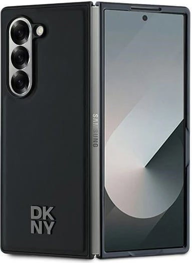 Mbështjellës DKNY për Samsung Galaxy Z Fold 6, MagSafe, lëkurë, i zi