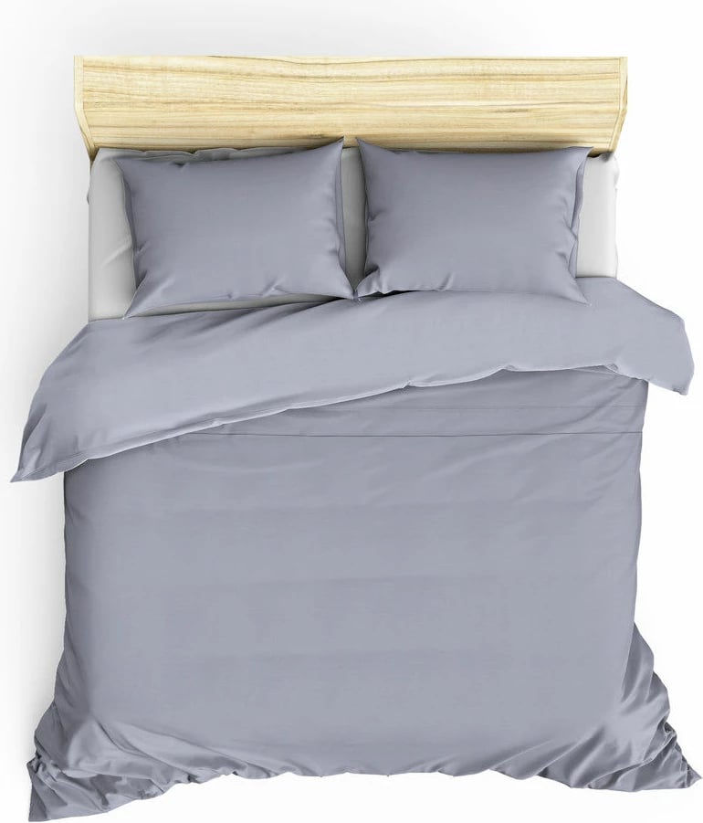 Set mbulesë për jorgan king satin, ngjyrë gri, L'essentiel, Elegant