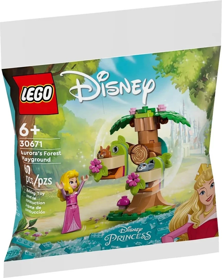 Set lodrash LEGO Disney 30671 Aurora's Forest Playground, 60 pjesë