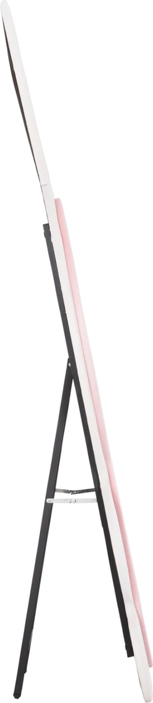 Pasqyrë për fëmijë në formë lepuri, MDF, ngjyrë rozë dhe bardhë, FH4489.01, 80x162 cm.