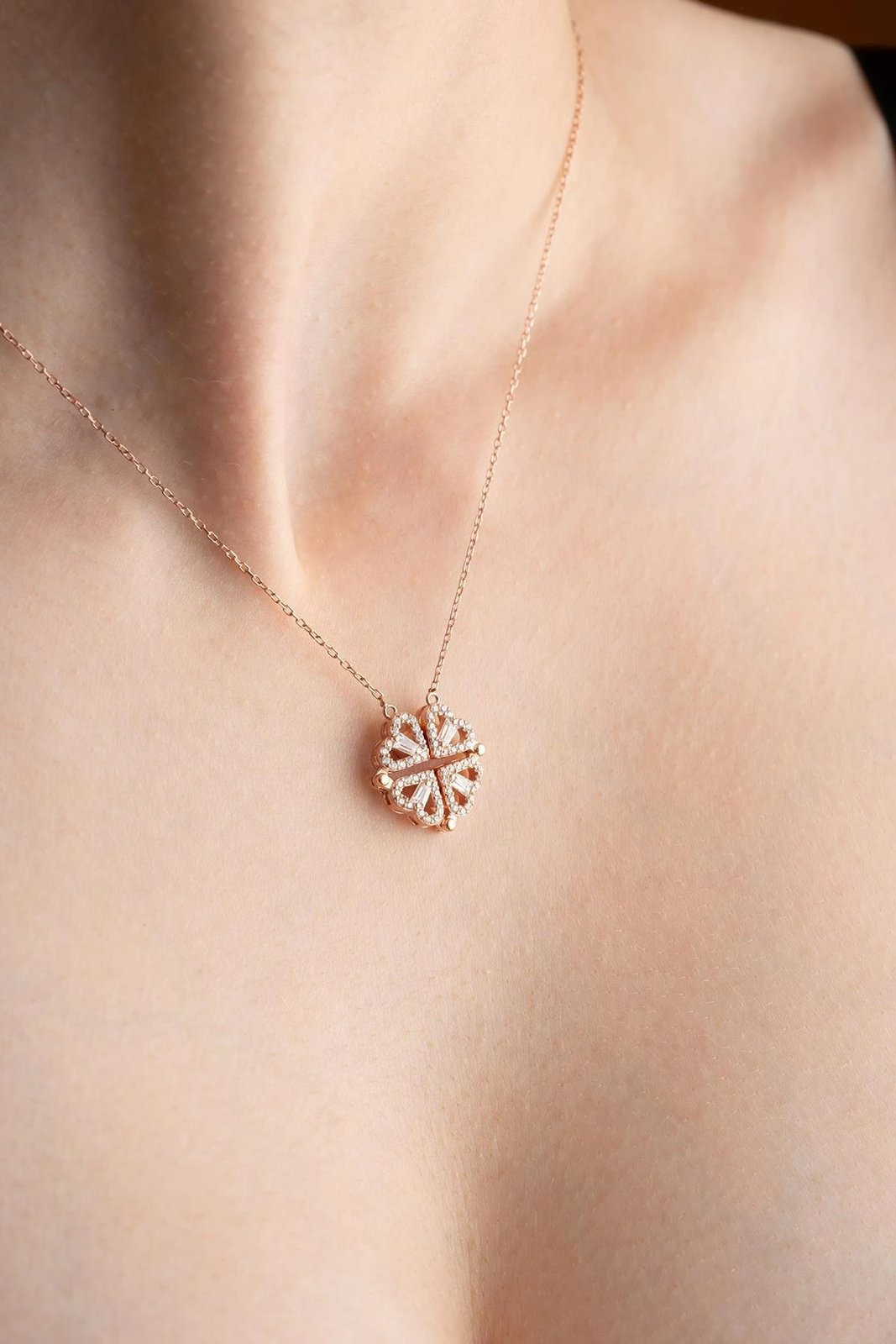 Varëse argjendi Jumeon, ngjyrë rozë e artë, NRZ999183 Varëse argjendi Jumeon, ngjyrë rozë e artë, NRZ999183