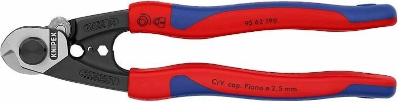 Prerës kabllosh Knipex 9562190, i zi