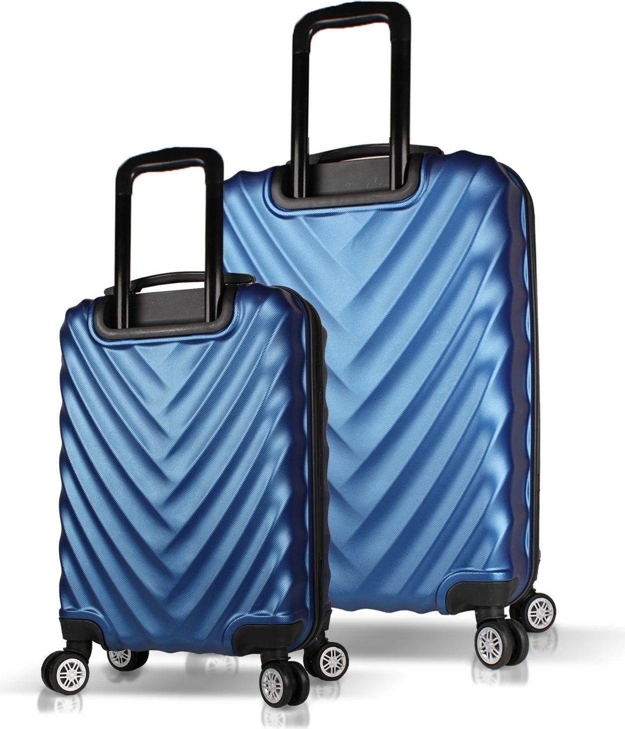 Set valixhesh (2 copë), ngjyrë kaltër e errët, Zoozie Bags, 6739