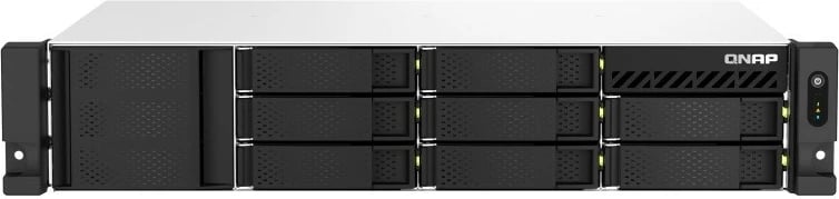 NAS QNAP TS-873AeU-4G, 8 vende për disqe, AMD Ryzen V1500B, 4GB RAM, Rack 2U
