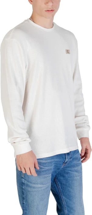 Xhemper për meshkuj Calvin Klein Jeans, i bardhë