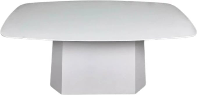 Tavolinë kafeje Skye Decor, Lilyum e madhe, e bardhë