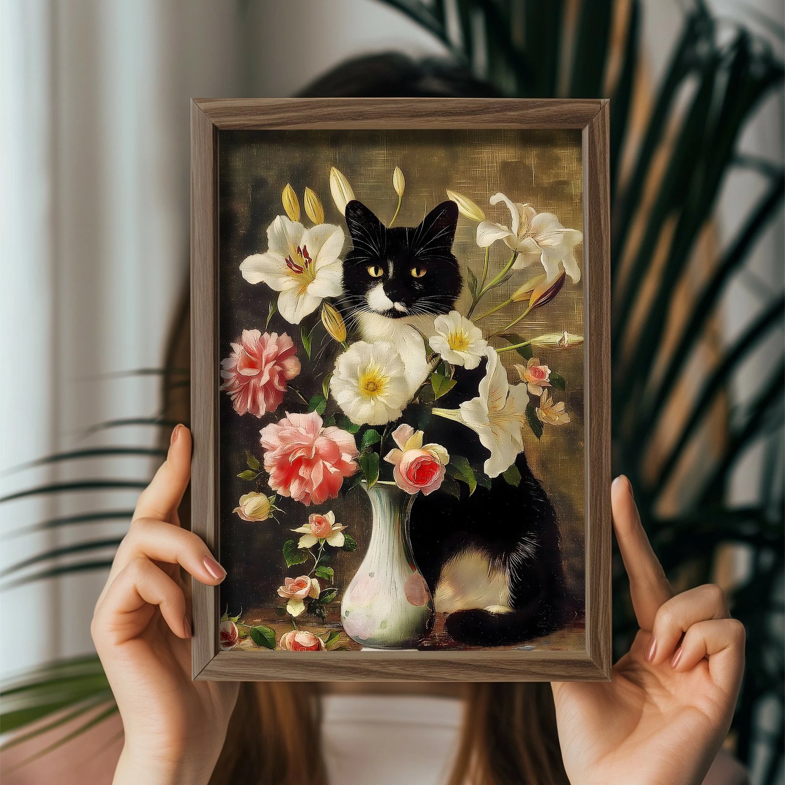 Pikturë dekorative me kornizë, MDF, shumëngjyrëshe, GE166-L