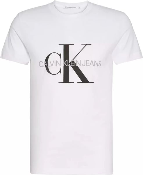 Maicë për meshkuj Calvin Klein Jeans, e bardhë 