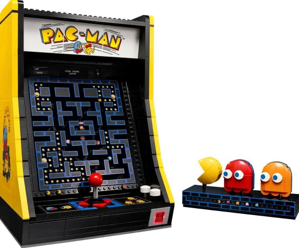 Set ndërtimi LEGO Icons 10323 Pac-Man Arcade Machine, 2651 pjesë, 18+, madhësi ekstra e madhe