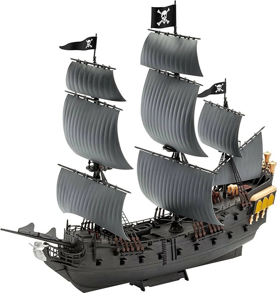Model plastik për montim, Revell Black Pearl 05499, shkallë 1:150, 112 pjesë, gjatësi 26 cm, lartësi 23.5 cm