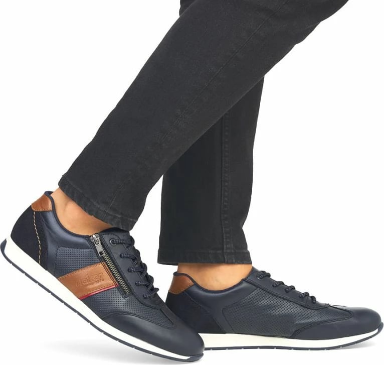 Këpucë për meshkuj Rieker, navy blue
