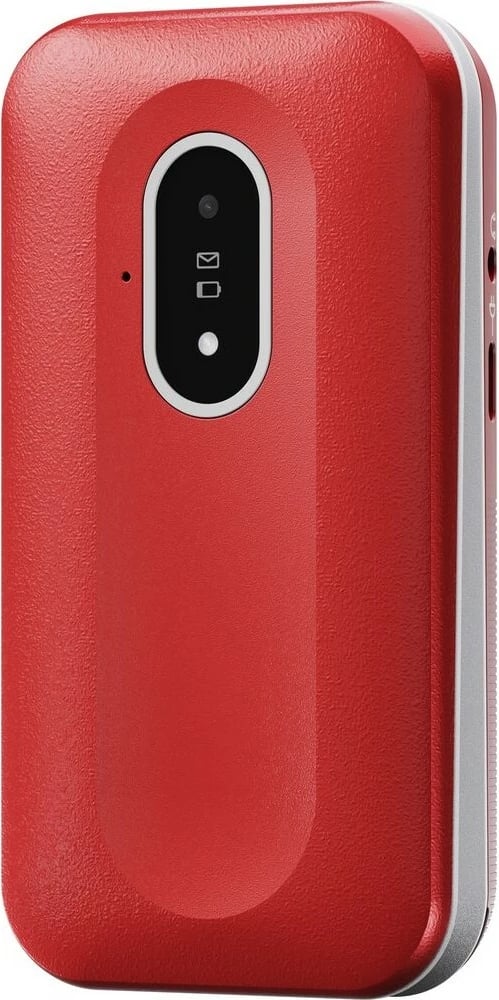 Celular Doro Leva L20, Clamshell, 2.8", 2 MP, 1150 mAh, Kuq, Bardhë