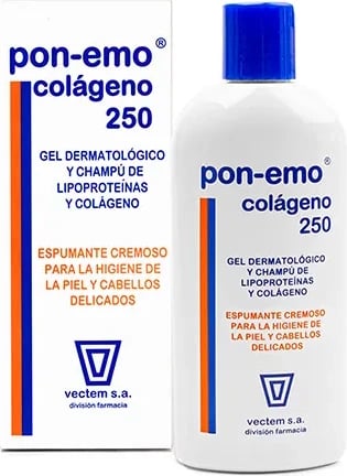 Shampon dhe xhel për dush unisex Vectem Pon-Emo Collagen 250ml