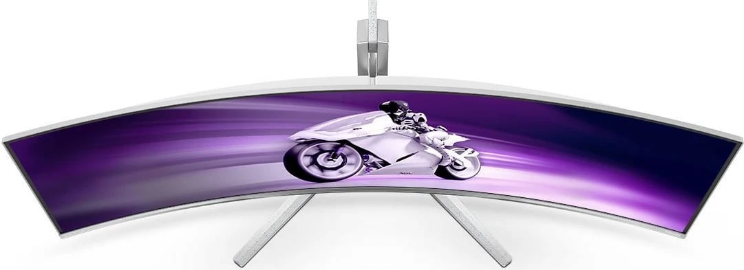 Monitor i lakuar Philips 49M2C8900L, 48.9", QD OLED, 4K, 144Hz, Bardhë