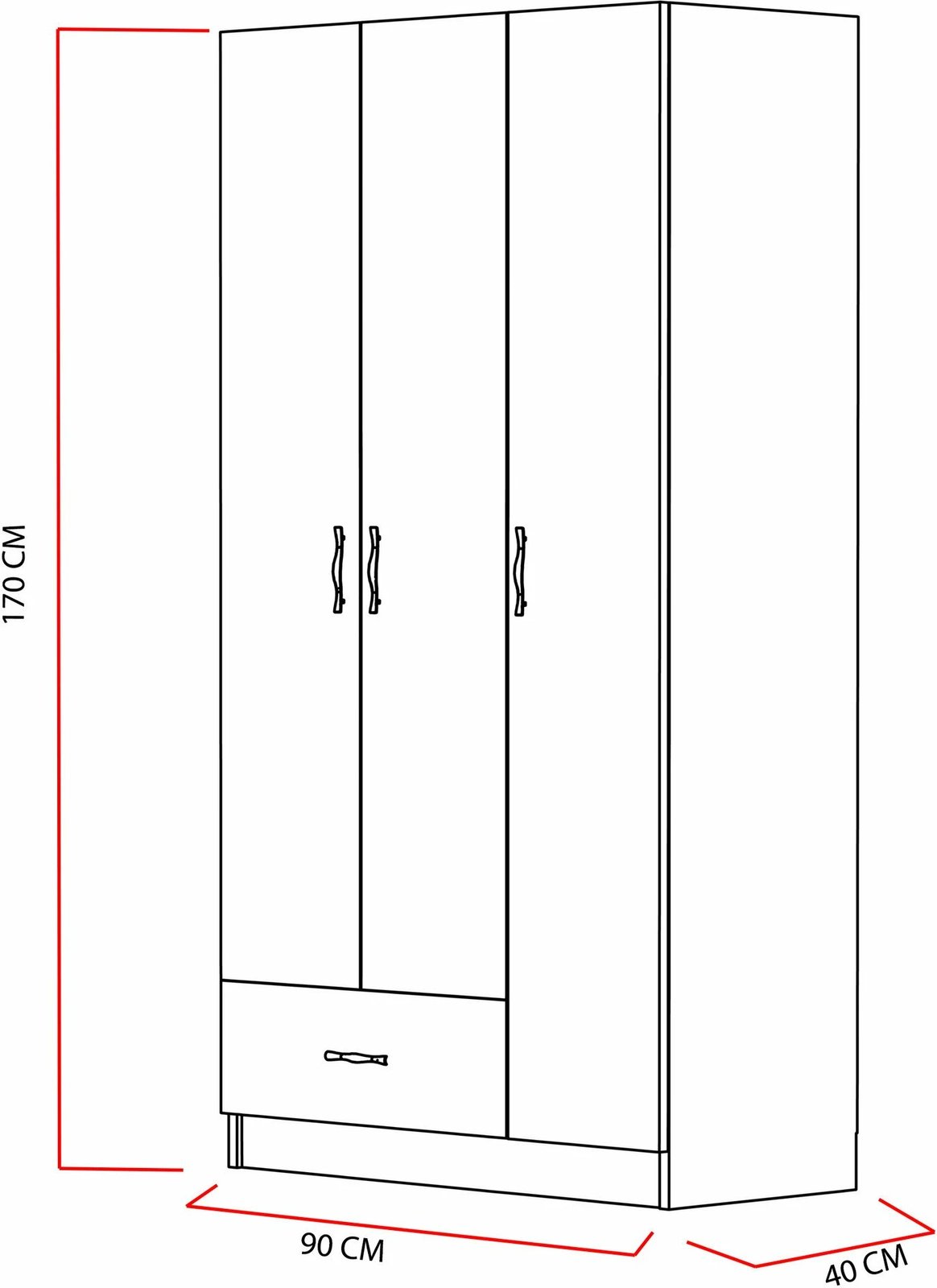 Dollap Hanah Home, Gabi, ngjyrë e bardhë
