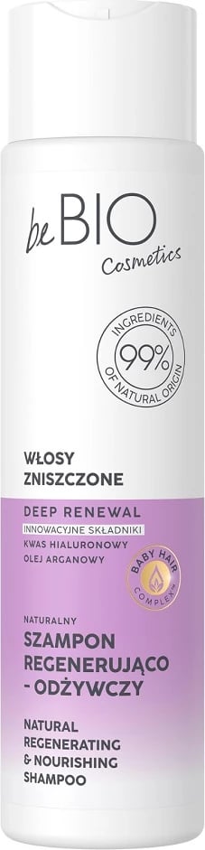 Shampon për femra BeBio Ewa Chodakowska Baby Hair Complex Natural për flokë të dëmtuara 300ml
