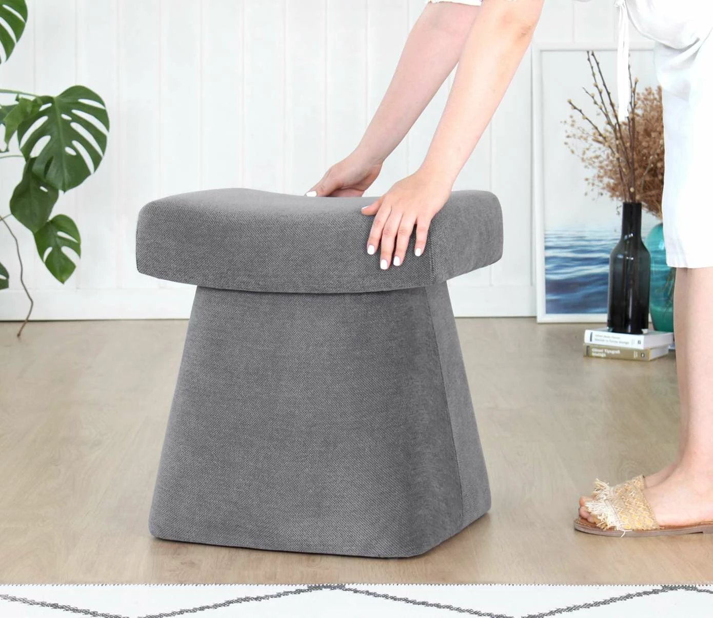 Puf Atelier del Sofa, ngjyrë gri, Gurrata