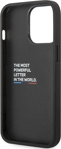 Mbështjellës BMW Bi Pattern për iPhone 14 Pro Max 6.7", i zi
