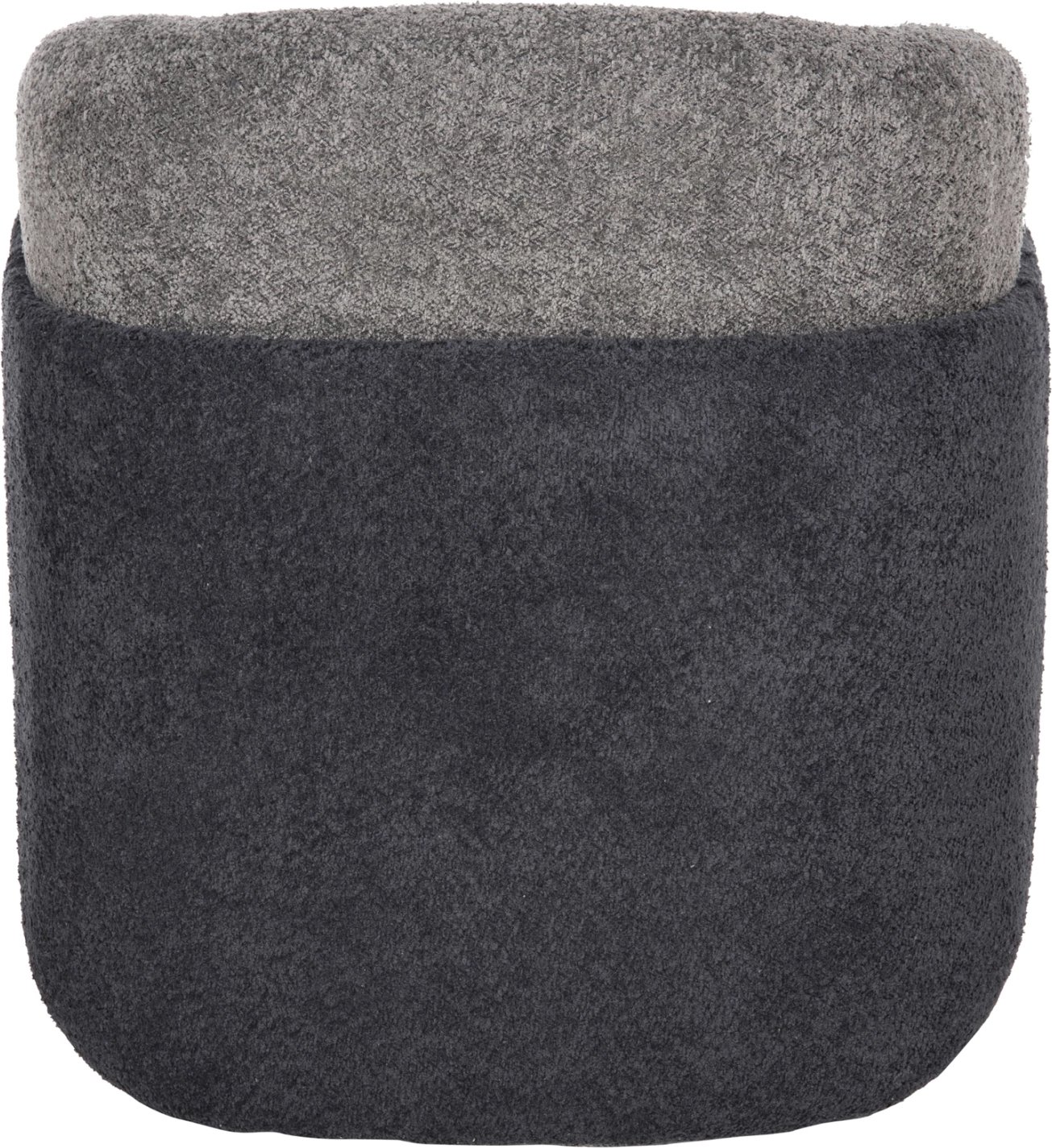 Karrige DOPER FH9590.01, pëlhurë boucle, gri-antracit blu, 68x72x76H cm