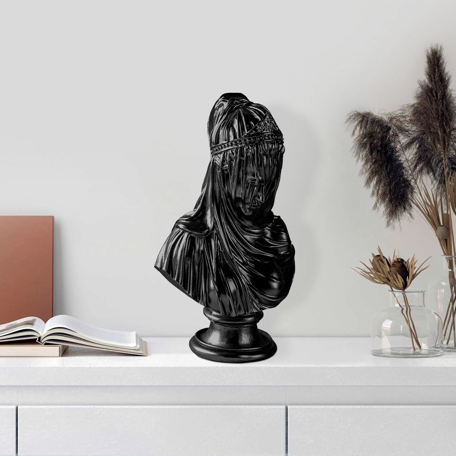 Objekt dekorativ Aberto Design, Yak-038-C, ngjyrë e zezë