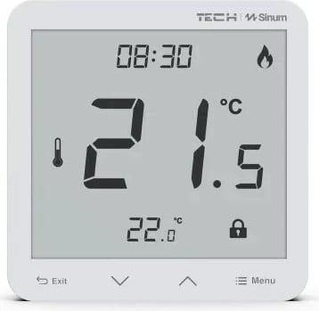 Kontrollues dhome me kabllo TESA Sinum R-S3, i bardhë