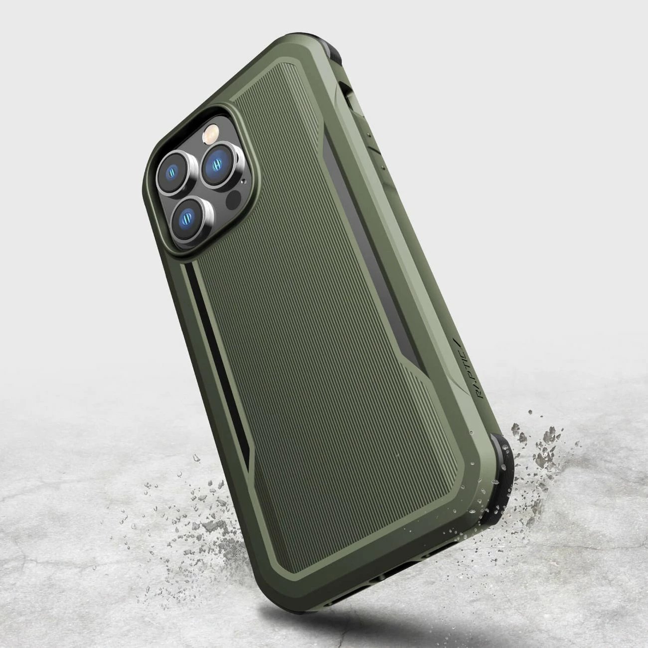 Mbështjellës Raptic X-Doria Fort Case për iPhone 14 Pro me MagSafe, i gjelbër