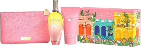 Set Eau de Toilette Escada Brisa Cubana unisex 100ml + Losion trupi 100ml + neceser