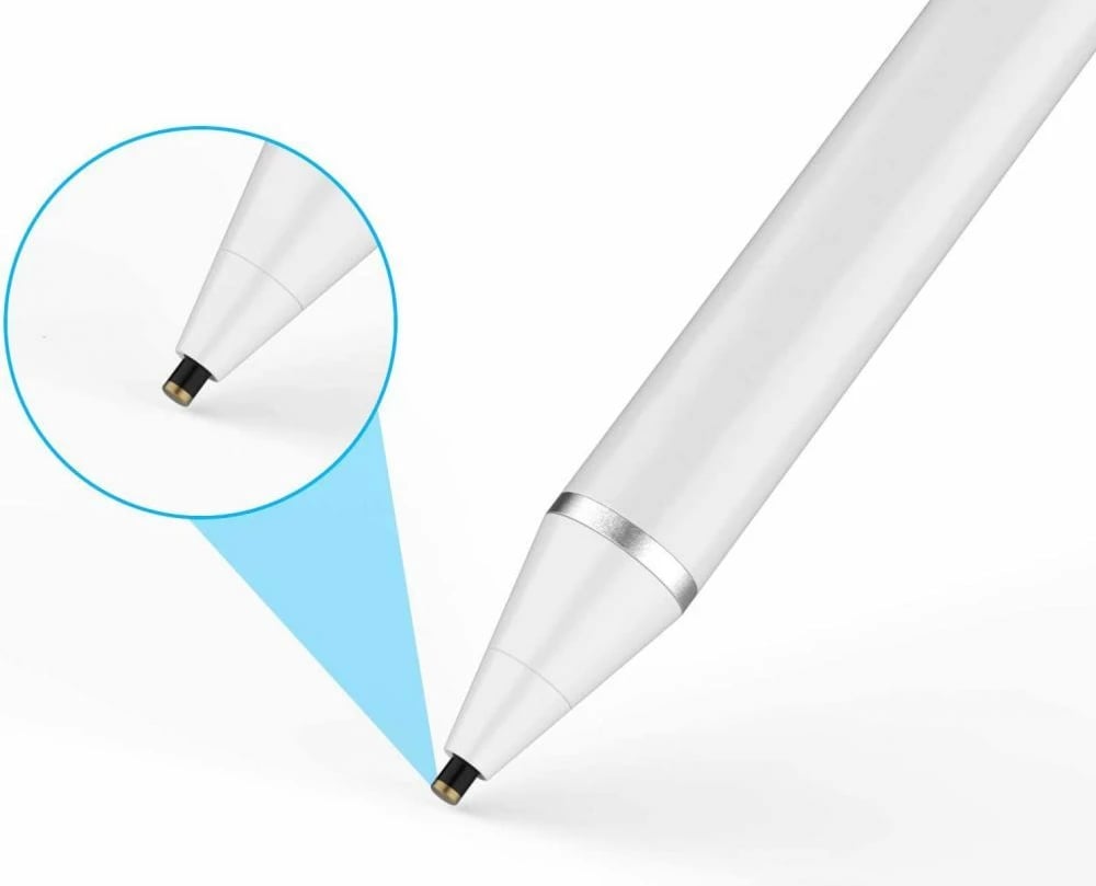 Stilolaps digjital Tech-Protect Active Stylus, me LED, i bardhë
