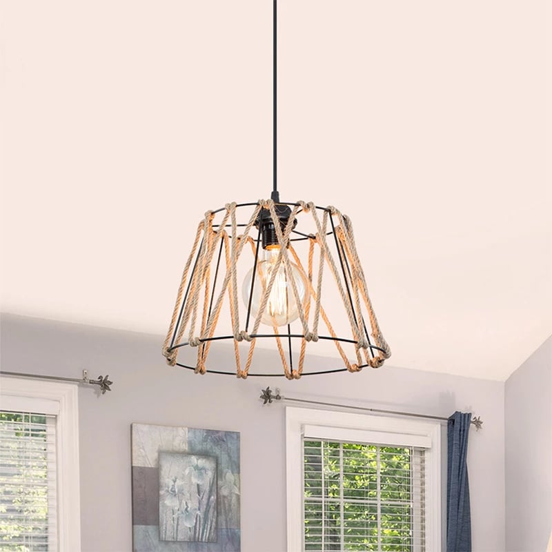 Dritë tavani PWL-1160 E27, ngjyrë zezë-bezhë, 31x23.5cm