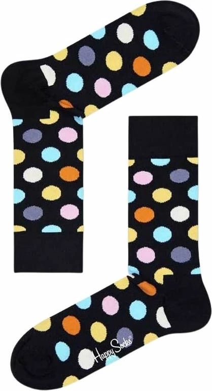 Çorape Happy Socks për femra, të zeza