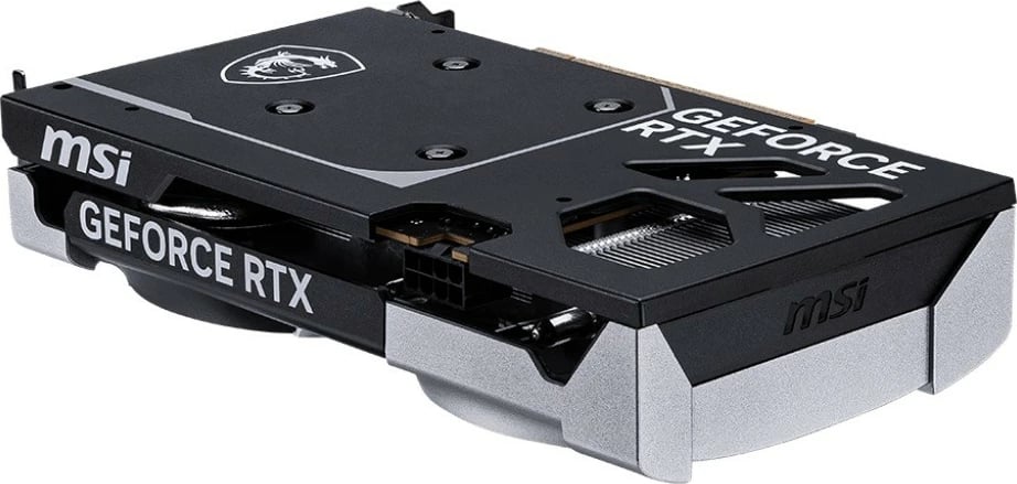 Kartelë grafike MSI GeForce RTX 5060 8G VENTUS 2X OC, 8 GB DDR7, PCI-E 5.0, Dy ventilatorë, E zezë/argjend