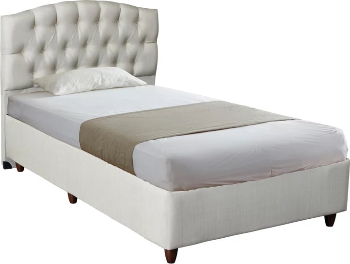 Krevat tek me depo, ngjyrë krem, 120x200cm