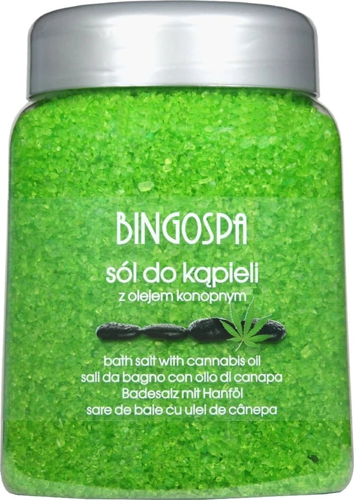 Kripë për banjo BingoSpa me vaj kërpi për femra, 850g