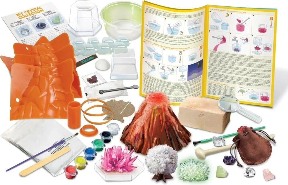 Set edukativ 4m Earth Science, për fëmijë, pa bateri