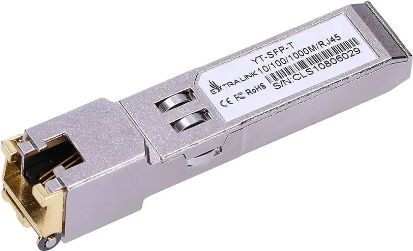 Modul Extralink SFP në RJ45, 1.25Gbps, 100m
