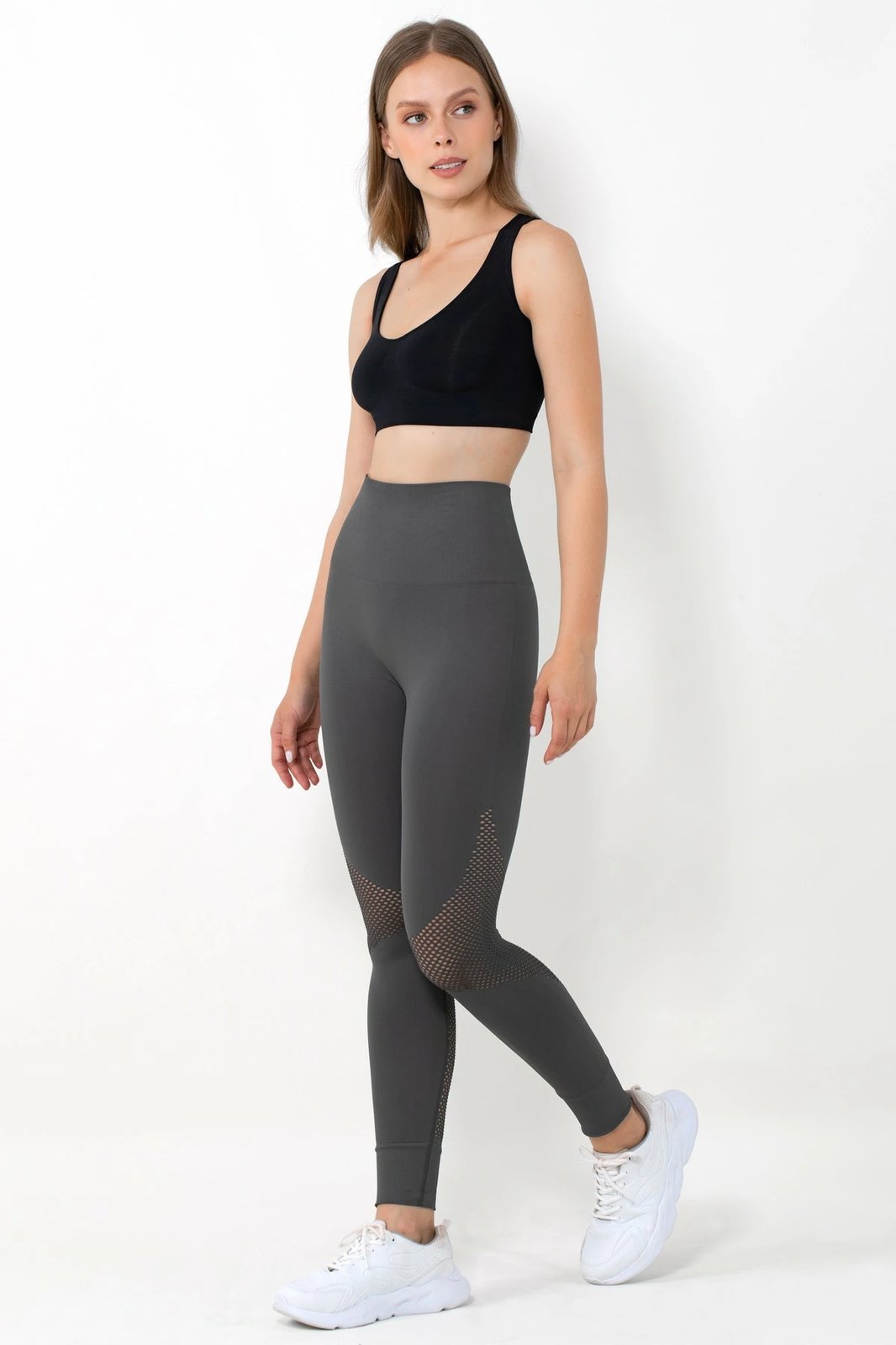 Leggins ngjyrë qymyr, 001-001380